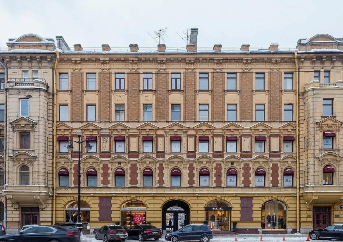 фасад дома, здание по адресу г Санкт-Петербург, Невский пр-кт, д 153